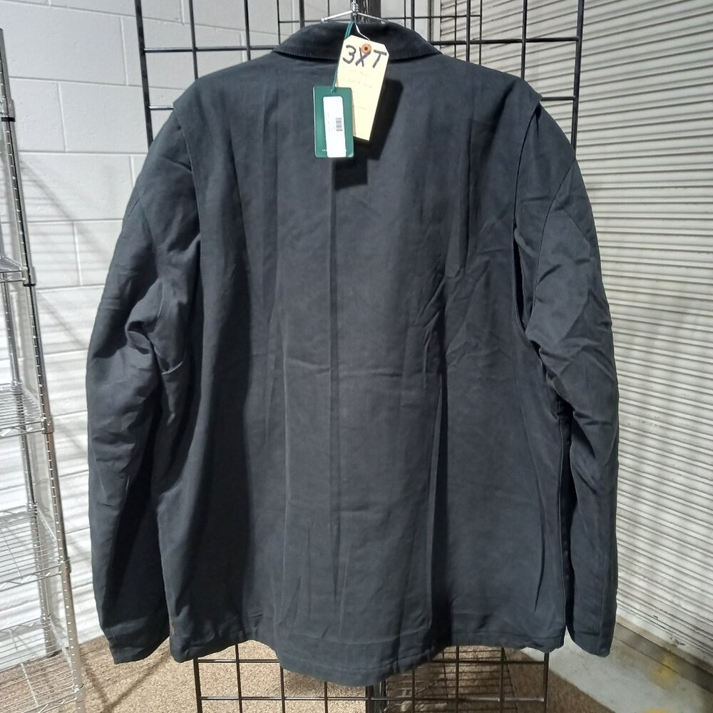 CANVAS CONCEALED CARRY JACKET - Black | 3XLT - Picture 3 of 7
